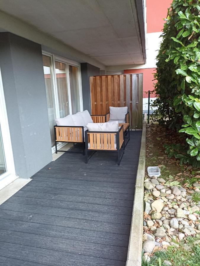 Tres Bel Appartement Rez De Jardin Appart De 53M2. Pfastatt Esterno foto